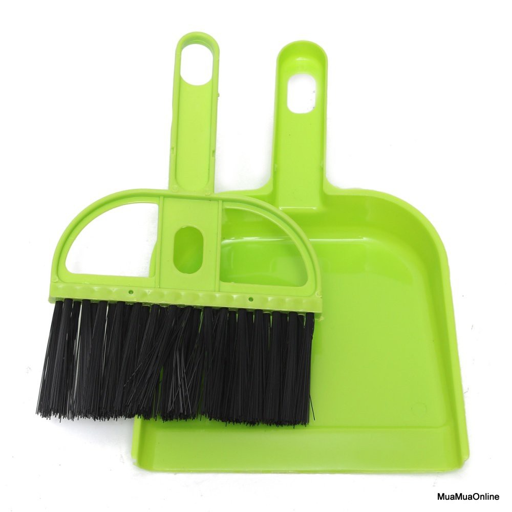 Combo Chổi Quét Và Ki Hốt Rác Mini Dustpan Set Cao Cấp