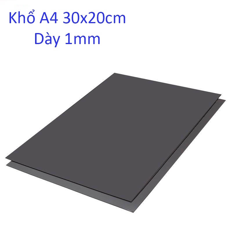 Nam Châm Dẻo A4 Có Keo Dán Loại Dày 1mm Giá 1 Tấm