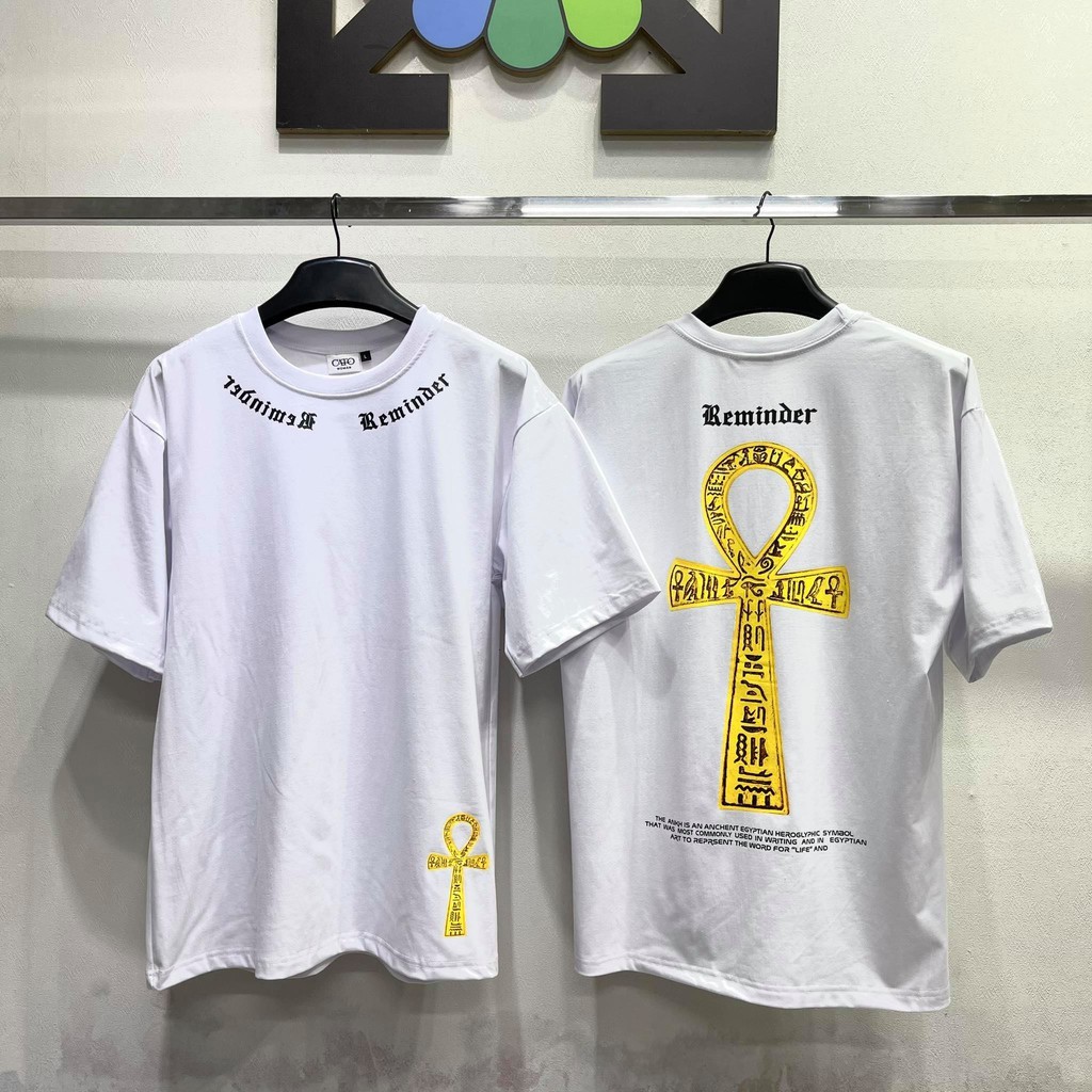 [Mã SKAMCLU7 giảm 10% Tối Đa 50K đơn 0Đ] Áo thun tay lỡ Reminder ANKH T-Shirt Nam nữ cotton Kun Shop | BigBuy360 - bigbuy360.vn