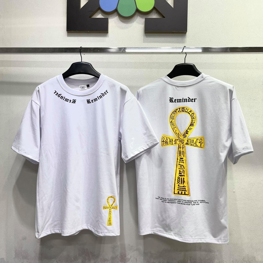 Áo thun tay lỡ Reminder ANKH T-Shirt Nam nữ cotton Kun Shop