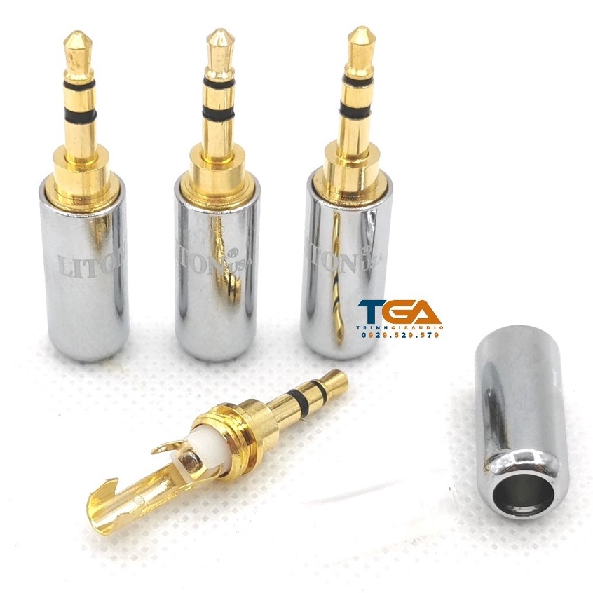 Jack rắc 3ly 3.5mm-  hãng Liton - 3 khấc