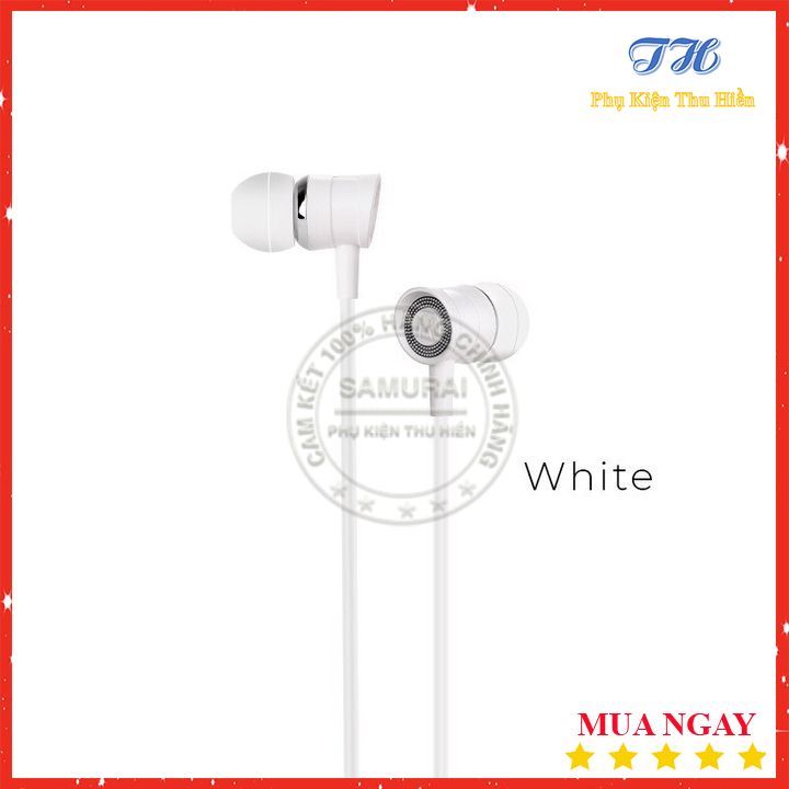 Tai Nghe Nhựa TPE Jack 3.5MM Có Mic Hoco M37 - Dài 1.2M