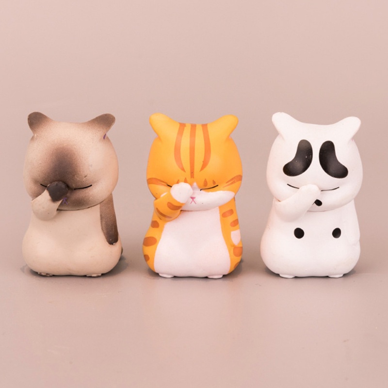 Mô Hình Tượng Mèo WMMB 5cm Dùng Để Trang Trí Bánh Kem