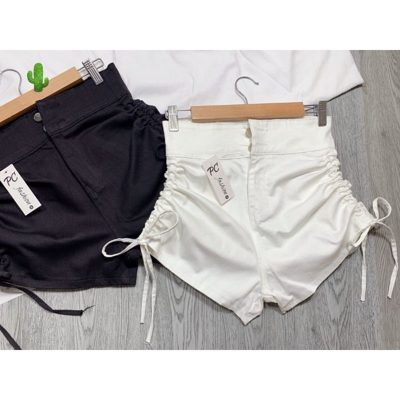 Quần kaki rút dây bên ảnh thật