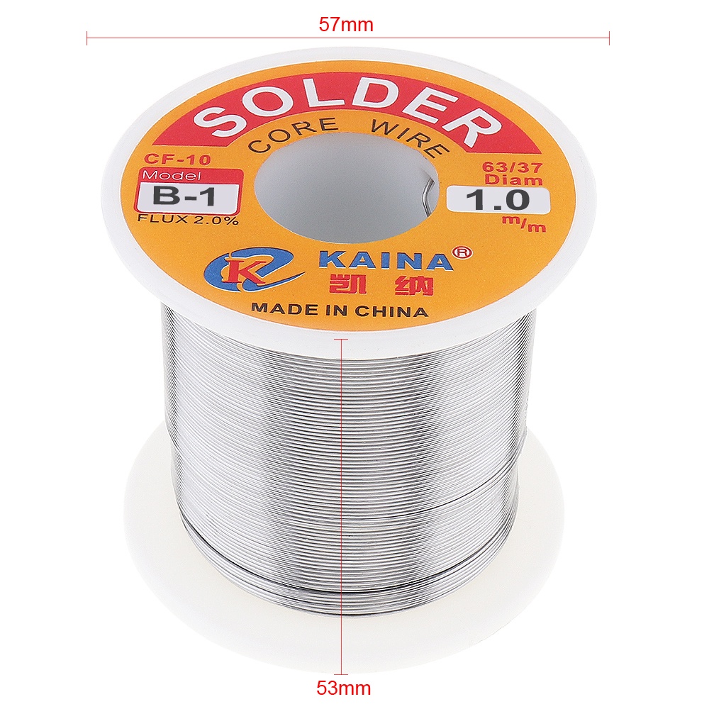 Cuộn Dây Hàn Thiếc 63 / 37 B-2 350g 0.6mm 0.8mm 1.0mm Cho mối hàn bóng đẹp nhẹ lửa