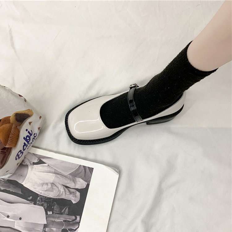 Giày Búp Bê Đế Dày Phối Nút Kiểu Hàn Quốc Xinh Xắn Cho Nữ | BigBuy360 - bigbuy360.vn