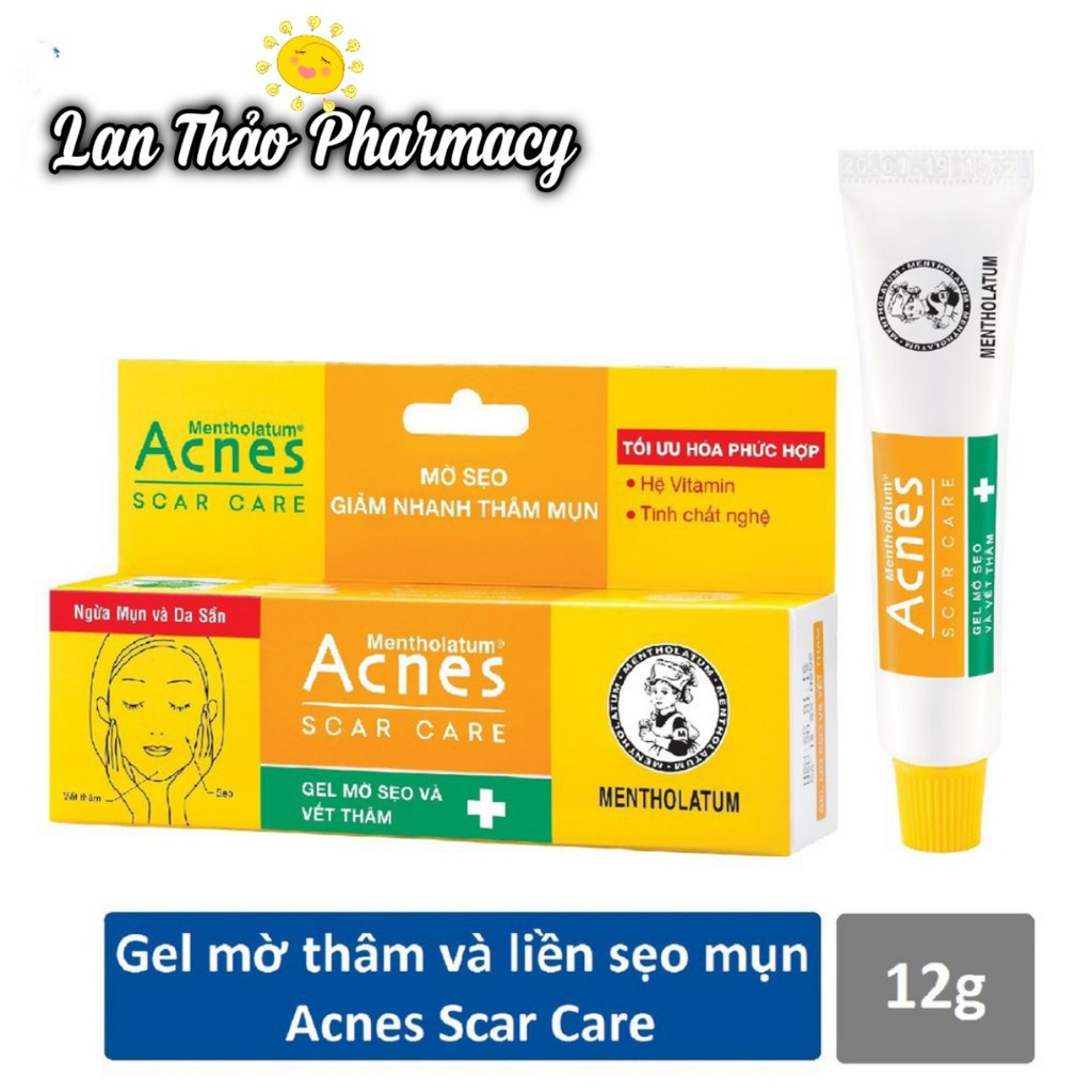 Kem mờ vết thâm và liền sẹo Acnes Scar Care 12g chính hãng