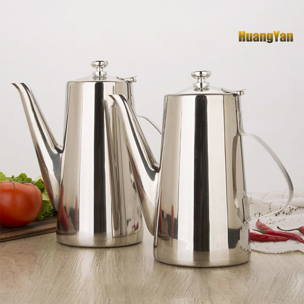 Ấm nước inox miệng dài 1.5/ 2l dùng trong nhà bếp