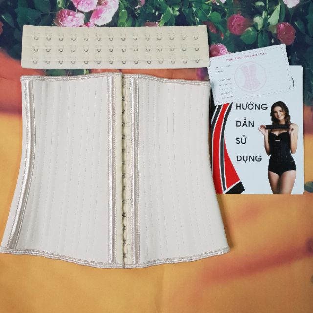 Đai nịt bụng  latex 25 xương thép nhập khẩu chính hãng hi lạp