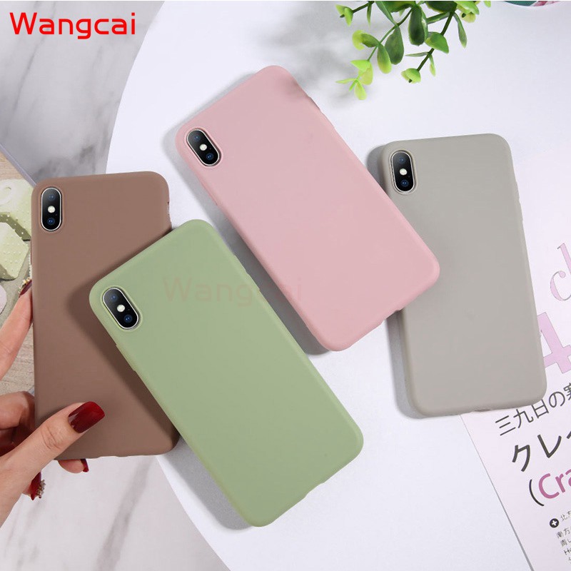 Samsung Galaxy A02 A02S M02S A32 4G 5G Phone Case Candy Color Colorful Plain Matte Fresh Simple Cute Soft Silicone TPU Casing Case Cover