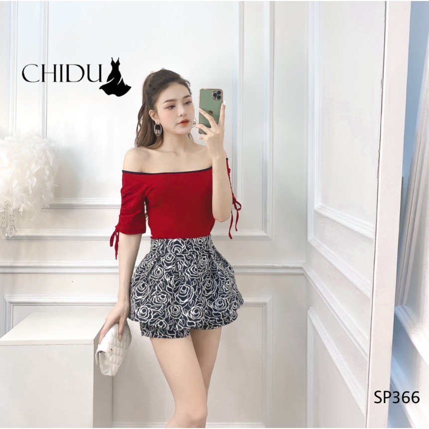 CHIDU Áo phông rút tay nữ tính SP366