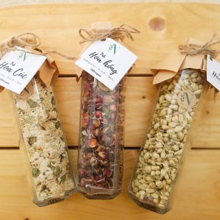 Combo 3 lọ trà hoa hồng + hoa cúc + hoa nhài dưỡng nhan