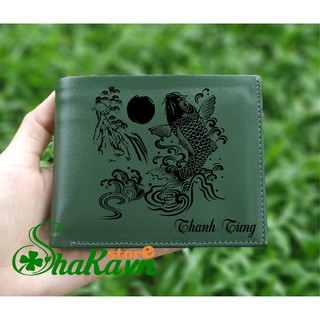 Bóp nam da bò 100% | bóp khắc theo yêu cầu | bóp nam cao cấp | bóp nam đẹp | bóp da bò thật | bóp da bò | ví da bò thật