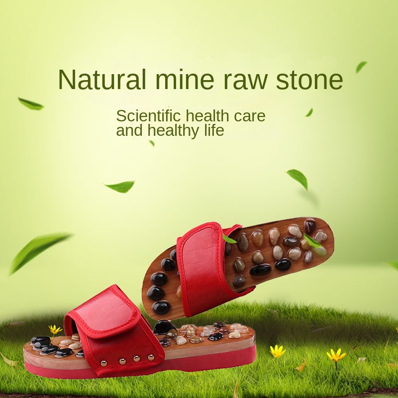 Dép Mát Xa Chân Đá Cuội Chăm Sóc Sức Khỏe Dành Cho Nam Và Nữ