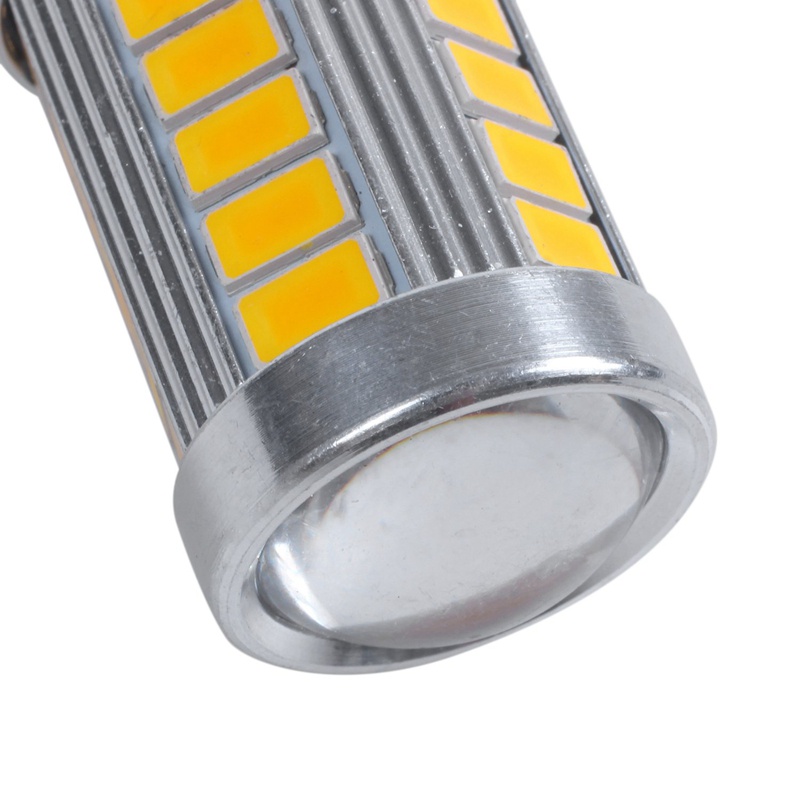 Set 4 bóng đèn 1156PY BAU15S PY21W LED 33SMD dành cho ô tô