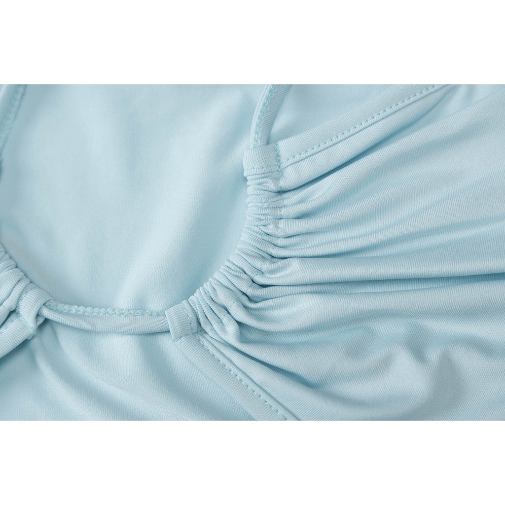 DUNEA Đầm hai dây hở lưng với thiết kế hợp thời trang cho nữ