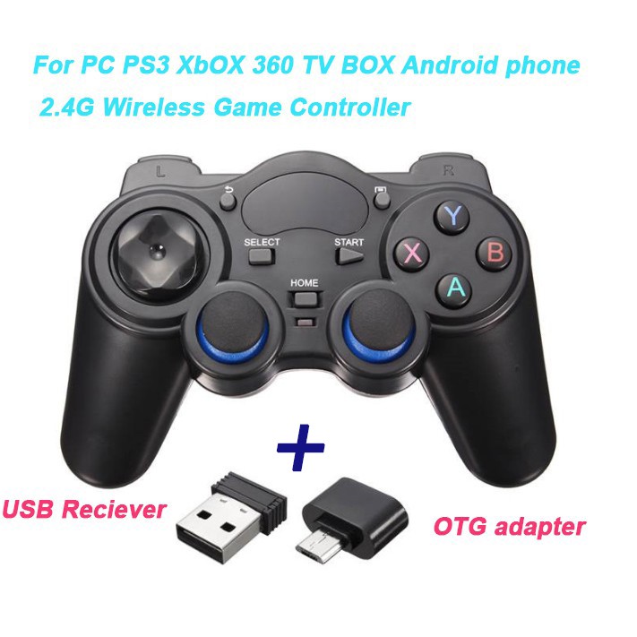 Tay cầm chơi game không dây 2.4G cho Android TV Box/Máy tính bảng/PC
