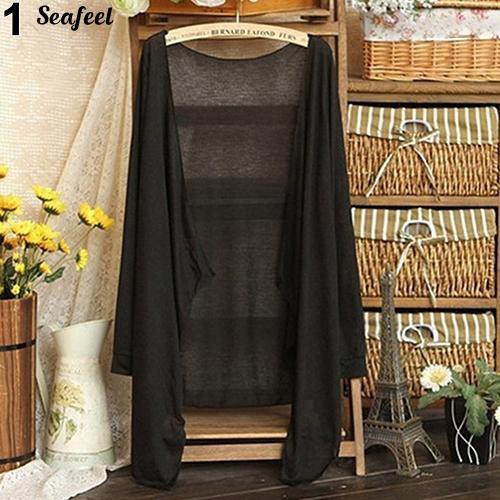 Áo Khoát Đi Biển Cardigan Đơn Giản Dài Tay | BigBuy360 - bigbuy360.vn