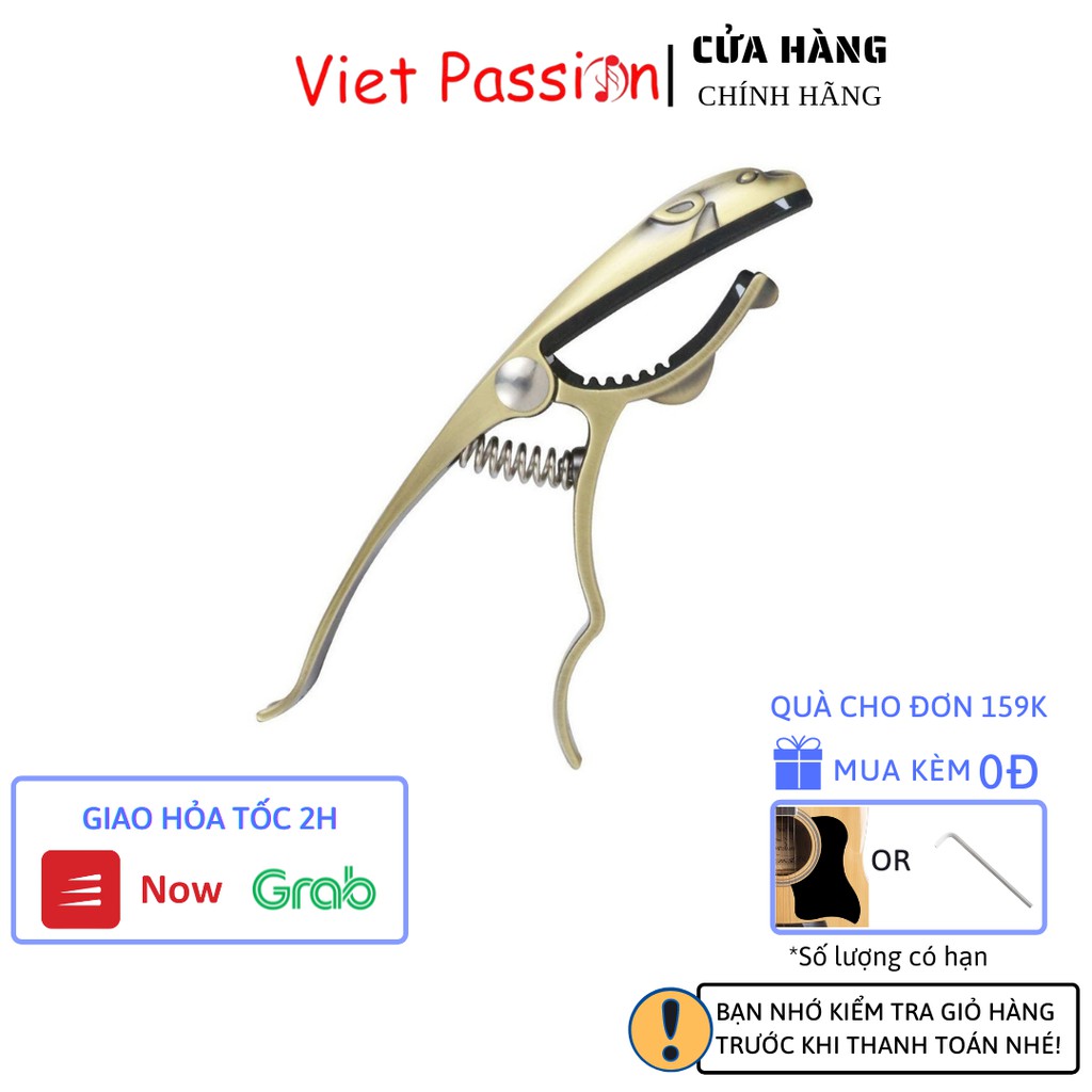 Capo guitar acoustic Con Báo cao cấp dành cho đàn guitar dây sắt vietpassion