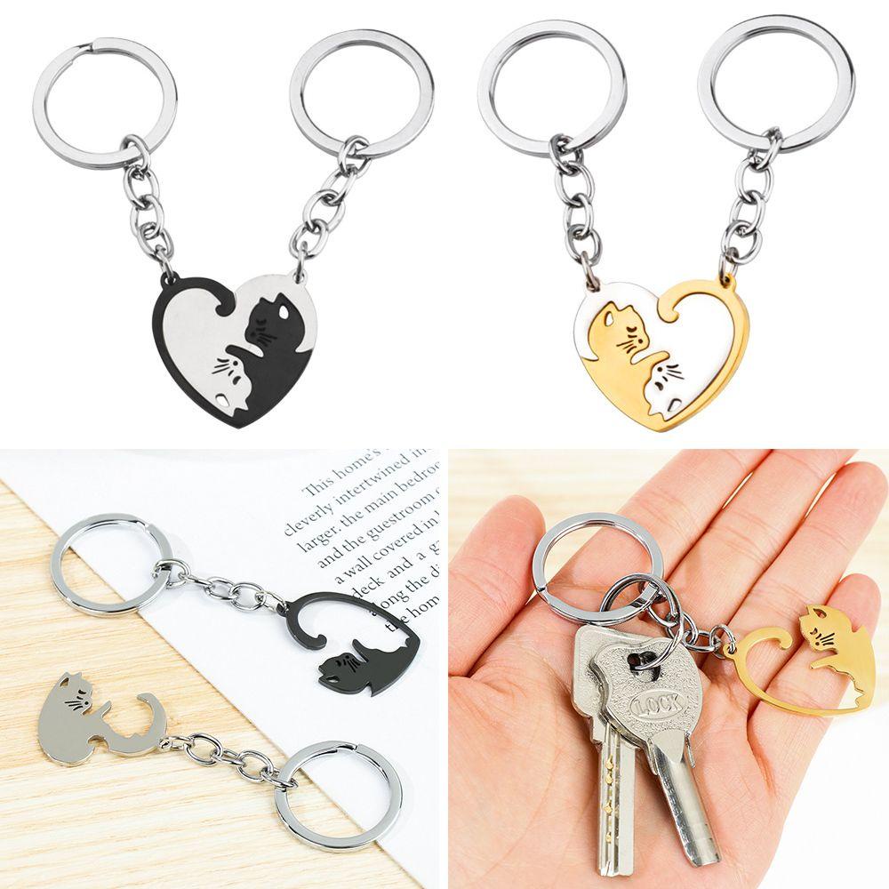 XIANTIN Set 2 Móc Khóa Hình Mèo Dễ Thương