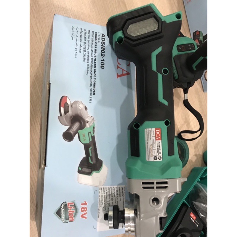 DCA Máy mài góc dùng pin 18V ADSM02-100Z