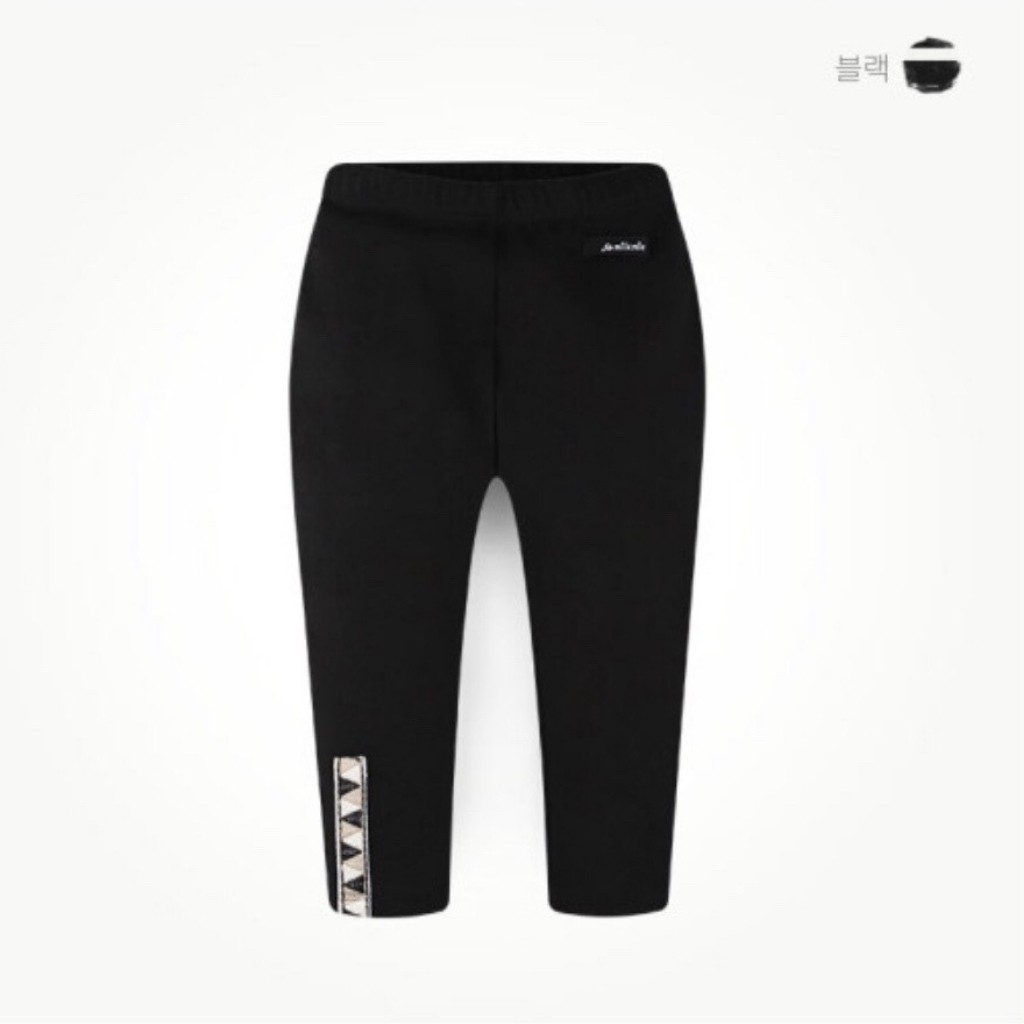 Quần legging bé trai, bé gái phối thổ cẩm ống quần Mi-lk Mile HA0664 (3 mẫu)