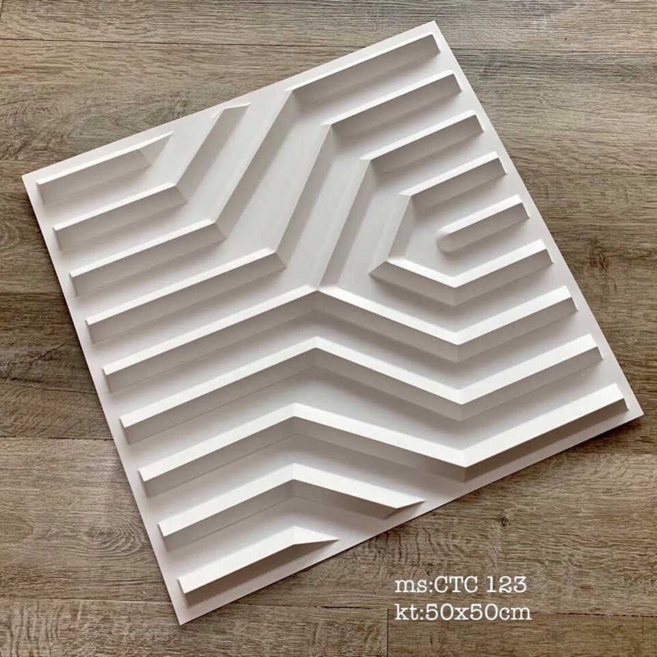 Tấm ốp tường 3D nhựa PVC 50x50cm