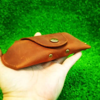 BAO DA ĐỰNG MẮT KÍNH DA BÒ THẬT CÁ TÍNH (NÚT BÓP,NÚT NAM CHÂM) ĐỒ DA HANDMADE