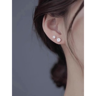 Bông tai nụ đá đủ size siêu xinh-Nụ đá bạc ta Basic