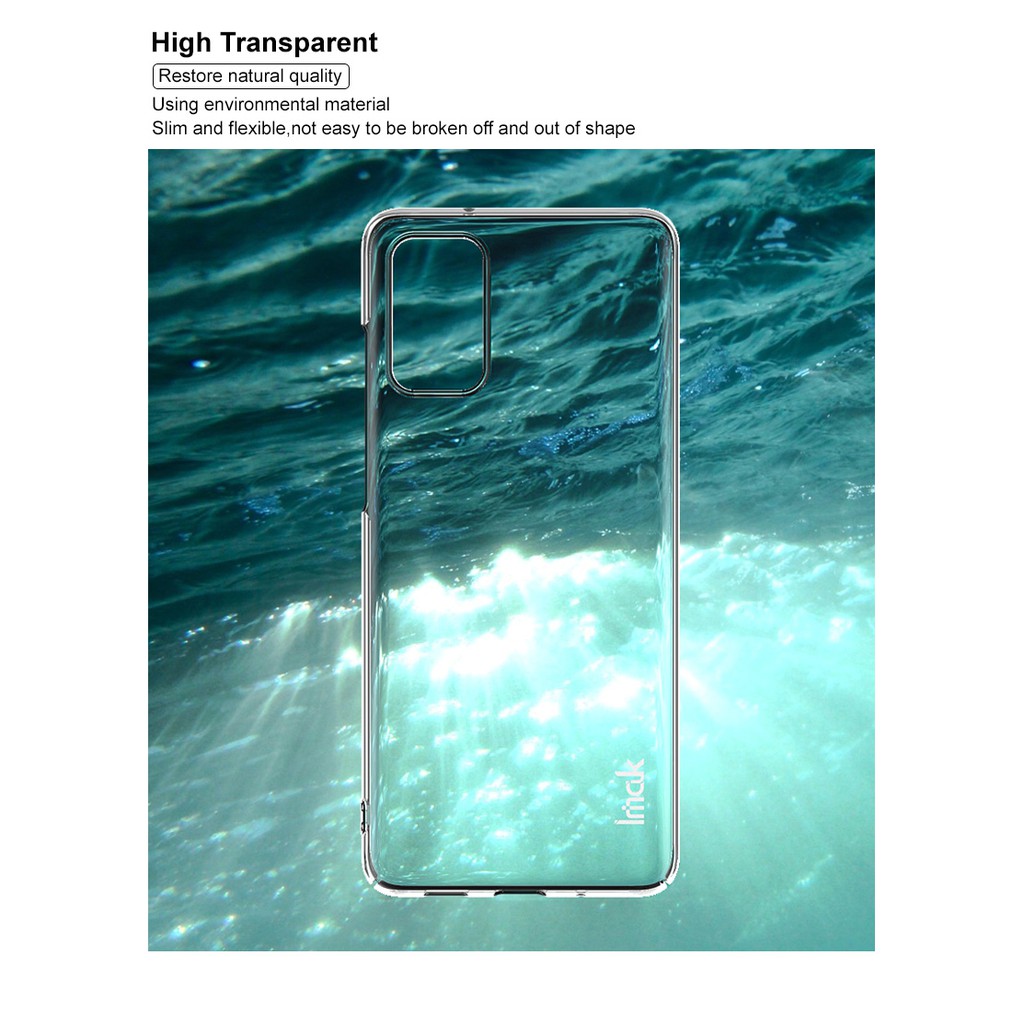 Ốp Lưng Cứng Trong Suốt Hiệu Imak Cho Samsung Galaxy S20, Không Ố Vàng, Độ Trong Tuyệt Đối