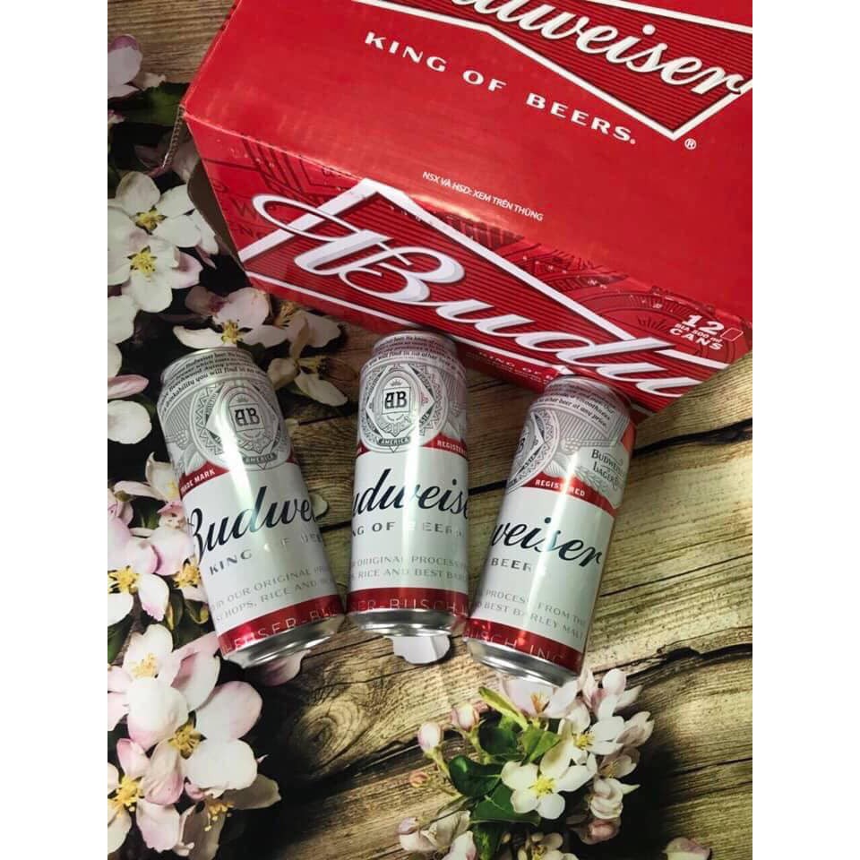 [SALE] BIA BUDWEISER THÙNG 12 LON 500ML HÀNG CÓ SẴN