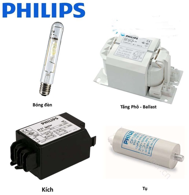 BÓNG CAO ÁP METAL HALIDE HPI-T 400w/645 E40 Philips