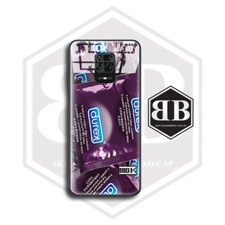 Ốp lưng kính cường lực xiaomi mi note 10 cc9 pro / redmi k20 mi 9t / mi cc9 mi a3 lite / note 9 pro max hình durex