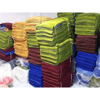 (XẢ KHO) Khăn gội đầu spa 35*75cm chất liệu microfiber ( có thiết kế thêu miễn phí)