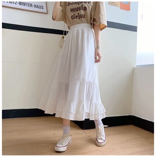 Chân váy midi bèo gấu 🌸[HÌNH THẬT]