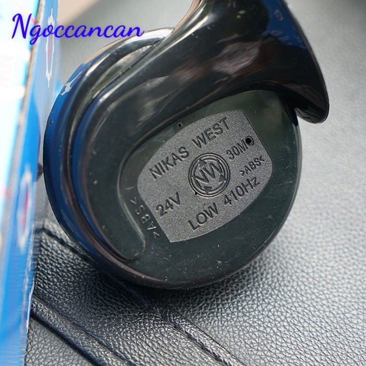 Hộp 2 Còi Sên Ô Tô Northwest Của Đức Màu Đen 12V và 24V.