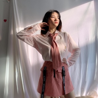 SET HỌC SINH MÀU HỒNG NATTHY STYLE