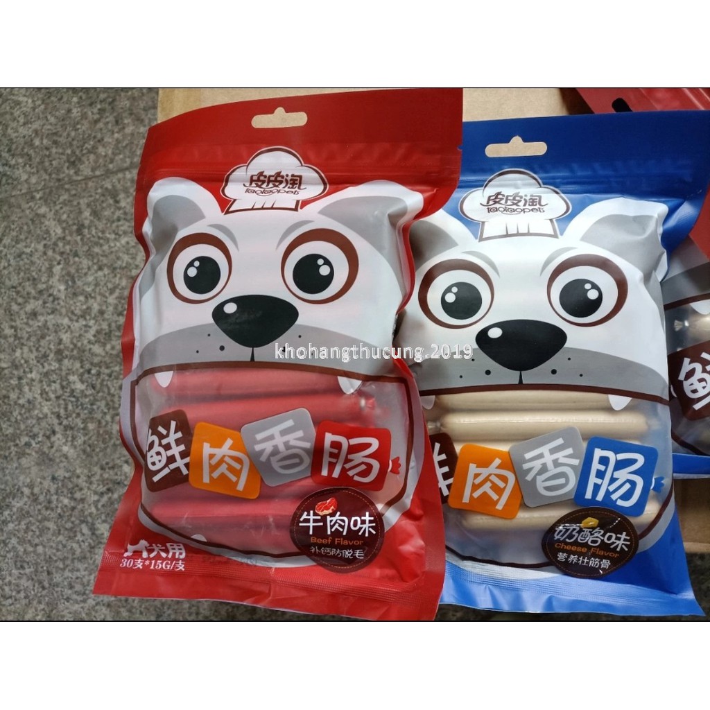 XÚC XÍCH TAOBAO PET 30 CÂY*15G MÓN KHOÁI KHẨU CỦA CHÓ