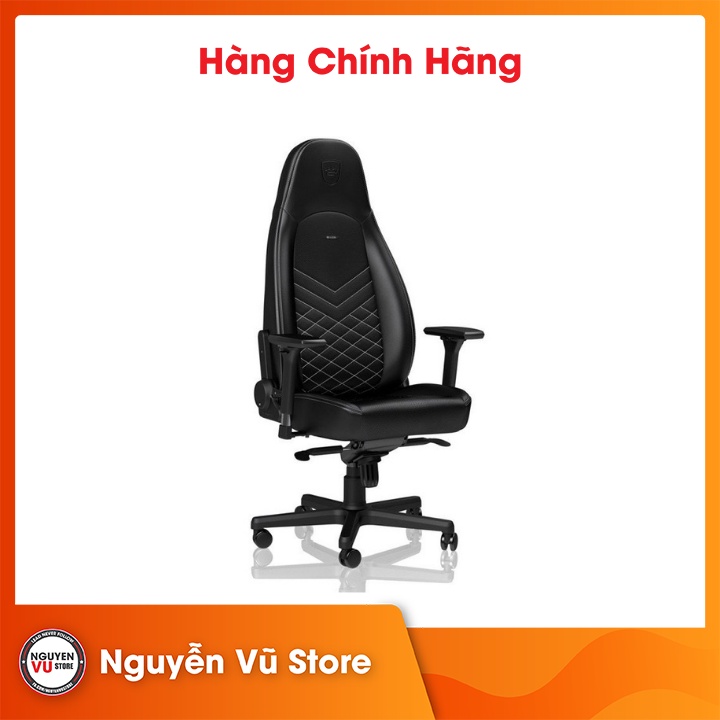 Ghế gaming NobleChairs ICON PU Series ( black - black/gold - black/red ) - Hàng chính hãng