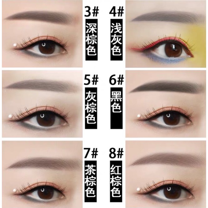 Chì đá kẻ mày Haozhuang cứng phẩy sợi Eyebrow Pencil sắc nét chuyên dùng cho Makeup trang điểm