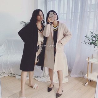 Áo dạ ép dáng dài