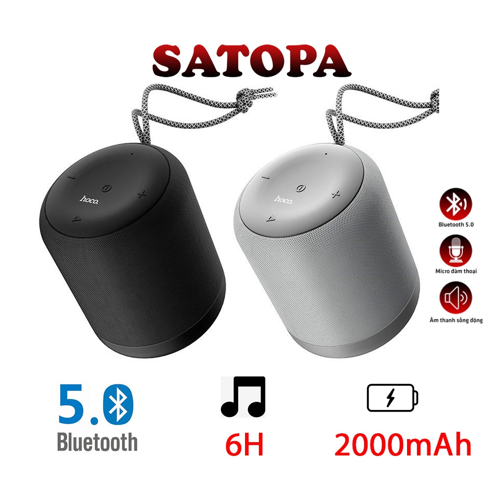 Loa bluetooth nghe nhạc mini HOCO BS30 Loa không dây chính hãng hỗ trợ thẻ nhớ jack 3.5 kêt nỗi máy tính