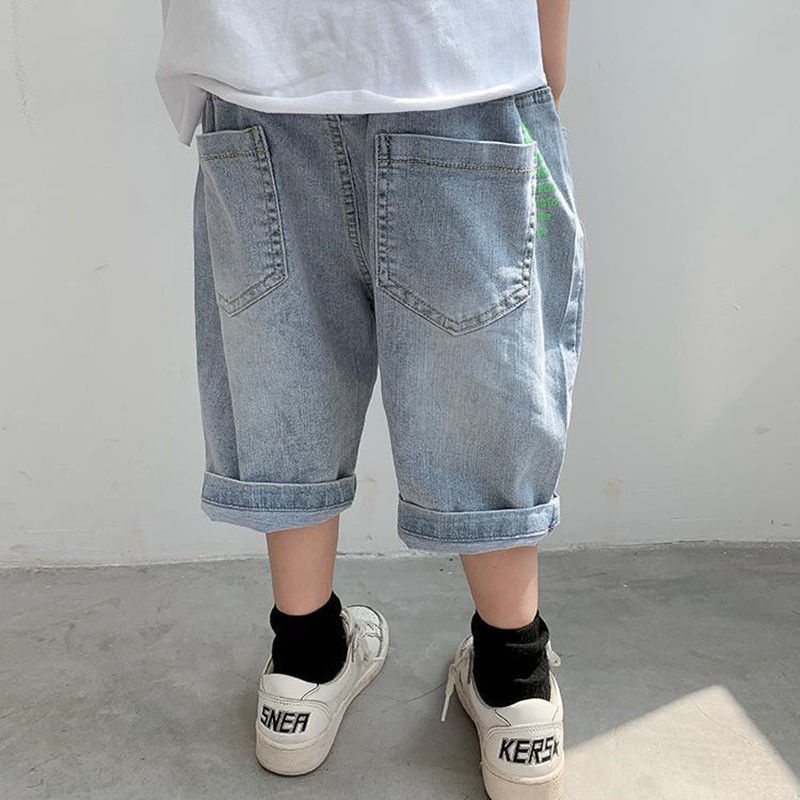 Quần Short Denim Cotton Thời Trang Mùa Hè Cho Bé
