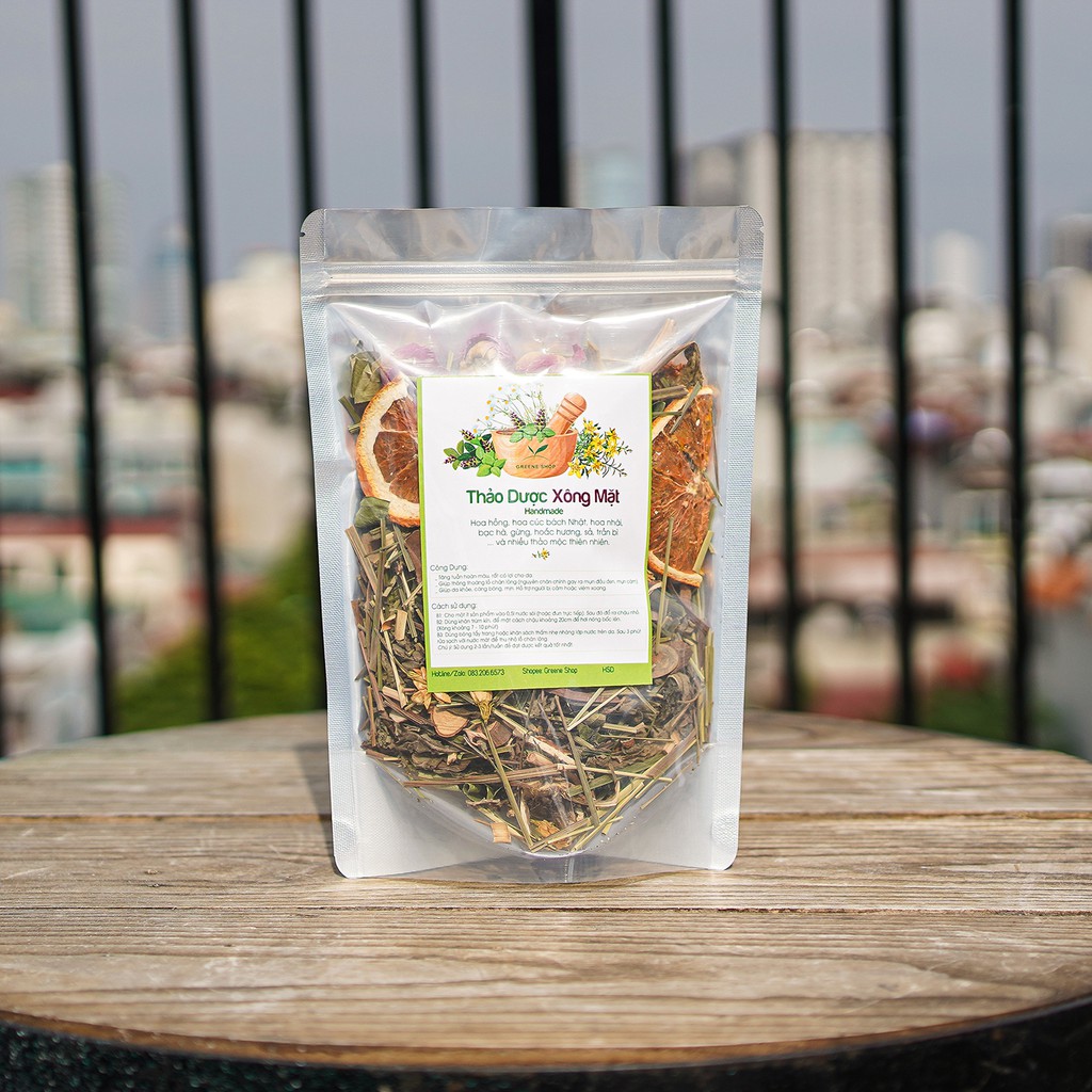 Thảo dược xông mặt thiên nhiên tặng mũ trùm (Handmade) by Greene | BigBuy360 - bigbuy360.vn