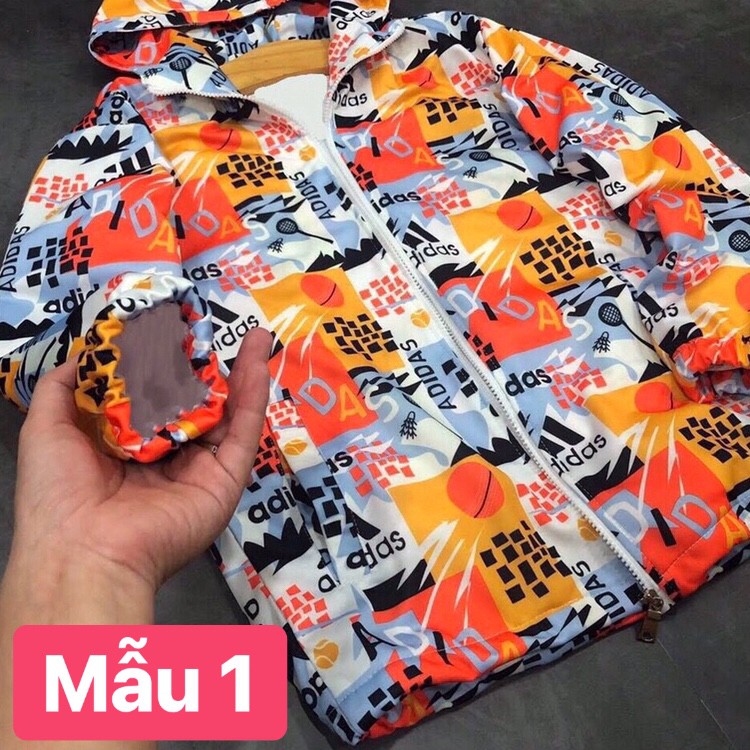 💜Áo khoác dù 3D 2 lớp phối họa tiết sọc nhiều màu có size lớn XL - Bán lẻ giá sỉ