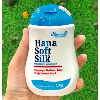 Dung dịch vệ sinh phụ nữ Hânyuki - Hana Soft Silk - Sạch, Thơm, Giữ Ẩm Vùng Kín