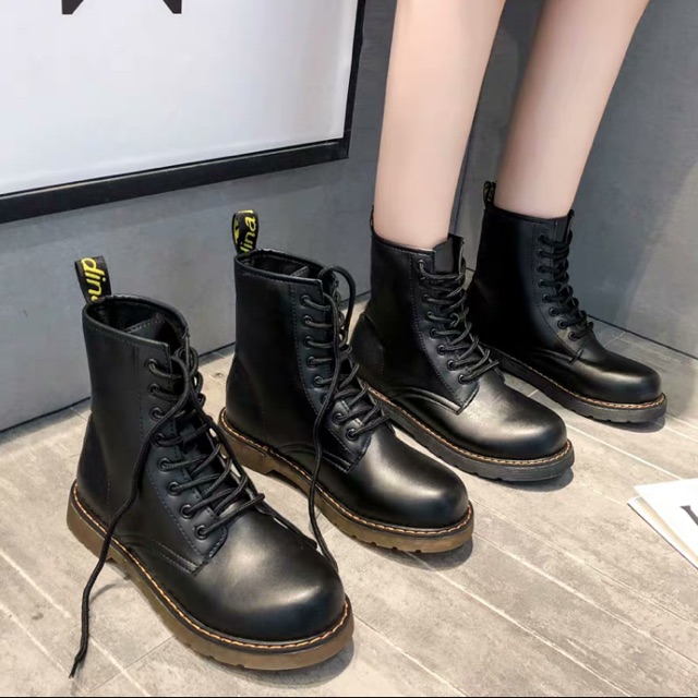 [ORDER] GIÀY BOOTS ULZZANG ĐEN CAO CỔ