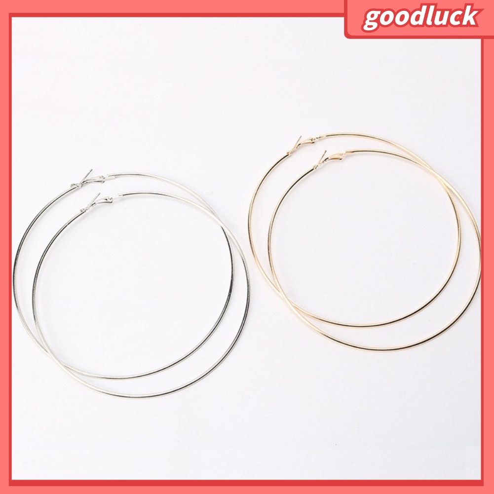 Hoa tai vòng tròn lớn sành điệu trẻ trung