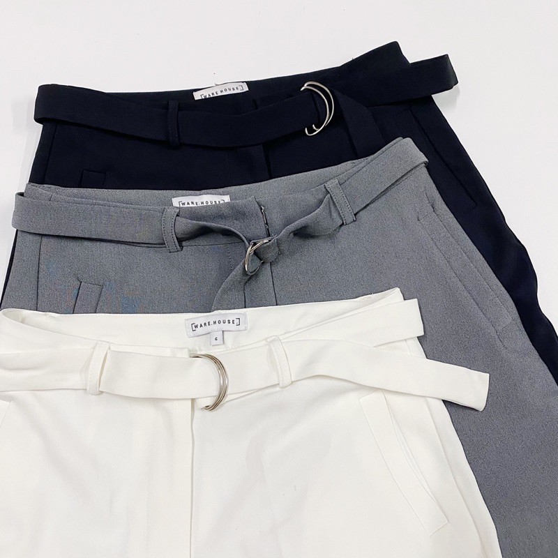 Quần vải suông lửng