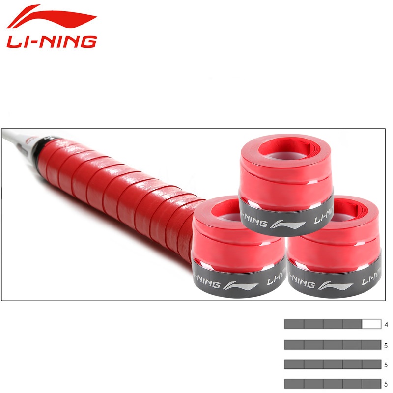 Quấn cán vợt cầu lông Lining AXSF002 Chính hãng, thấm hút mồ hôi siêu bám êm tay